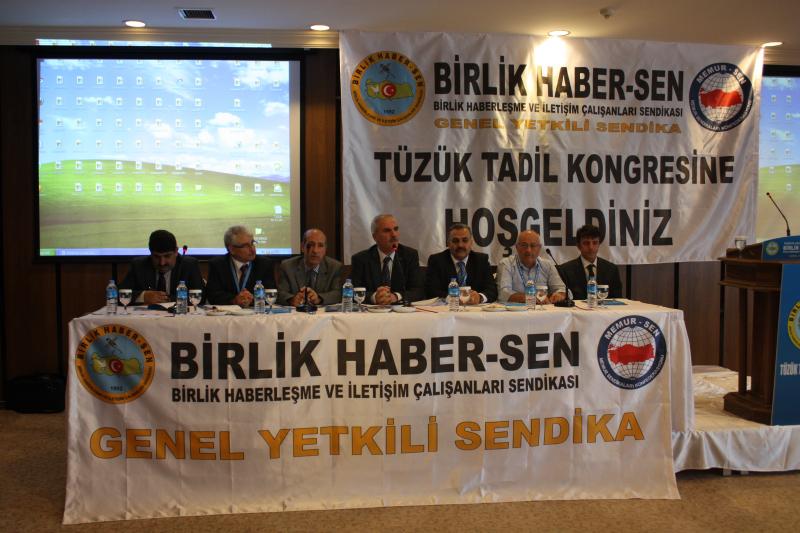 BİRLİK HABER-SEN TÜZÜK TADİL KONGRESİ YAPILDI