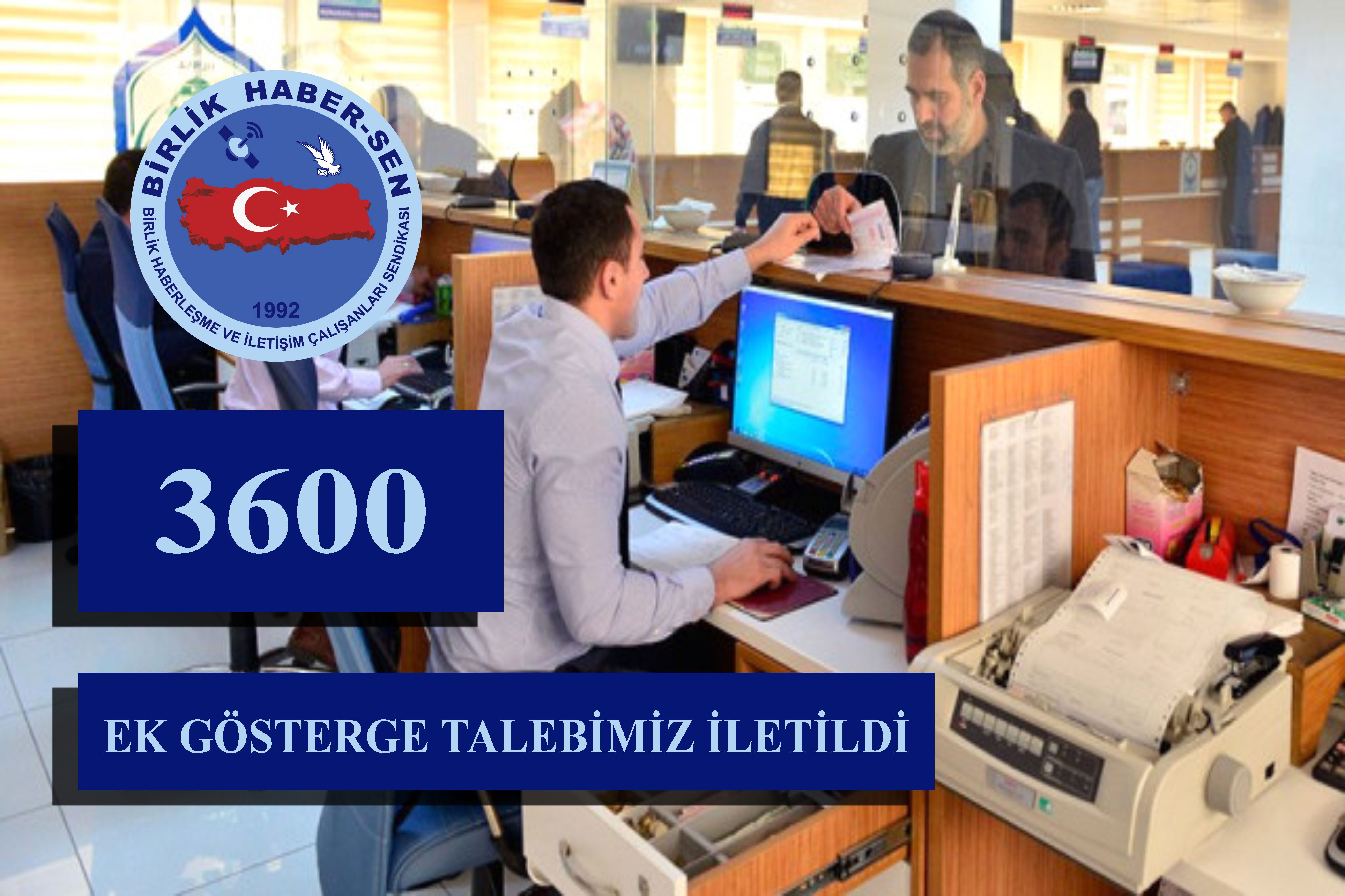 3600 Ek Gösterge Talebimiz İletildi