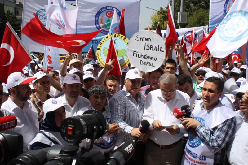 Memur-Sen’den Gazze’ye Destek Eylemi