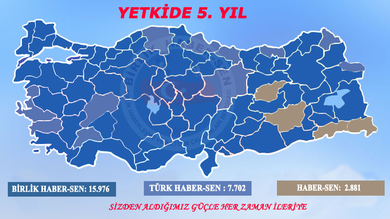 BİRLİK HABER-SEN YENİDEN GENEL YETKİLİ SENDİKA: TEŞEKKÜRLER BİRLİK HABER-SEN SEVDALILARI 