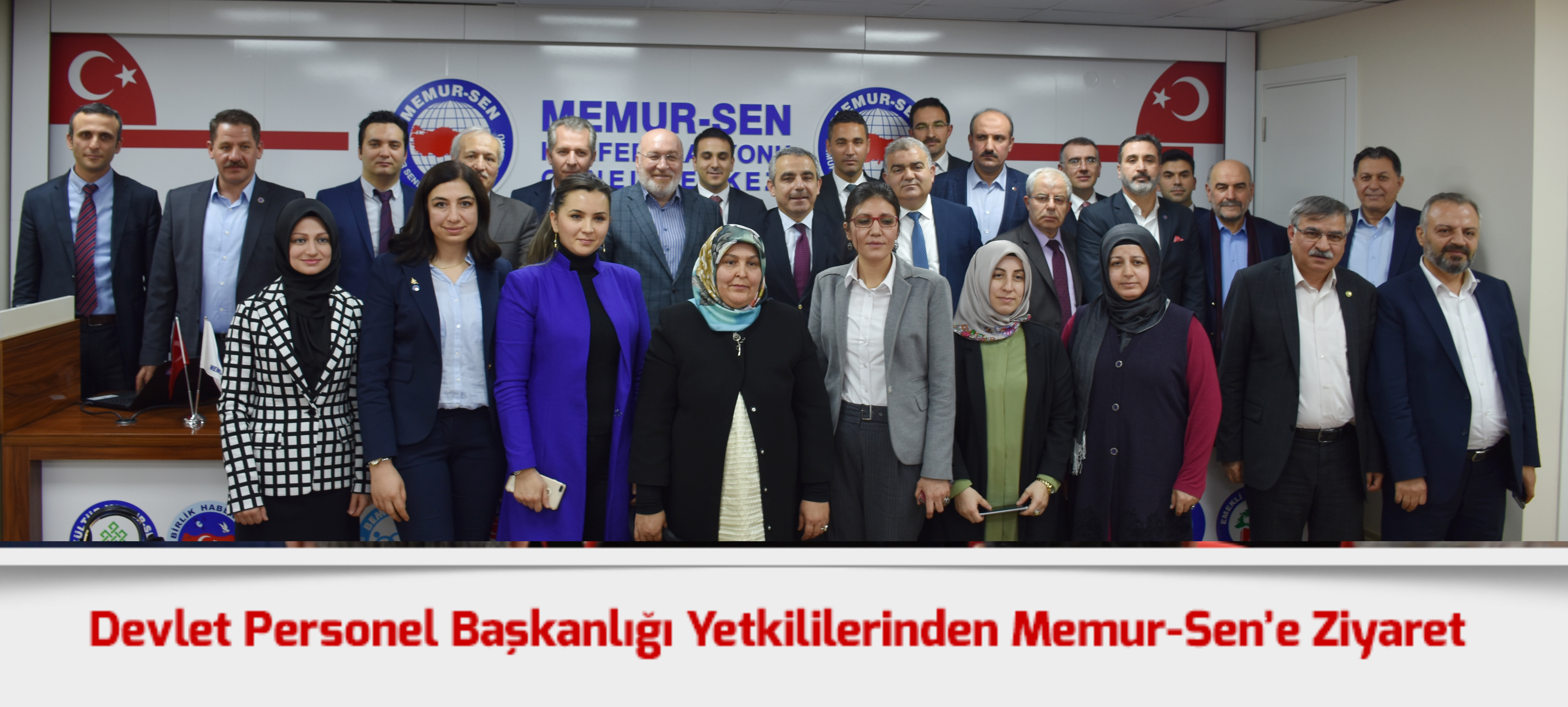 Devlet Personel Başkanlığı Yetkililerinden Memur-Sen’e Ziyaret