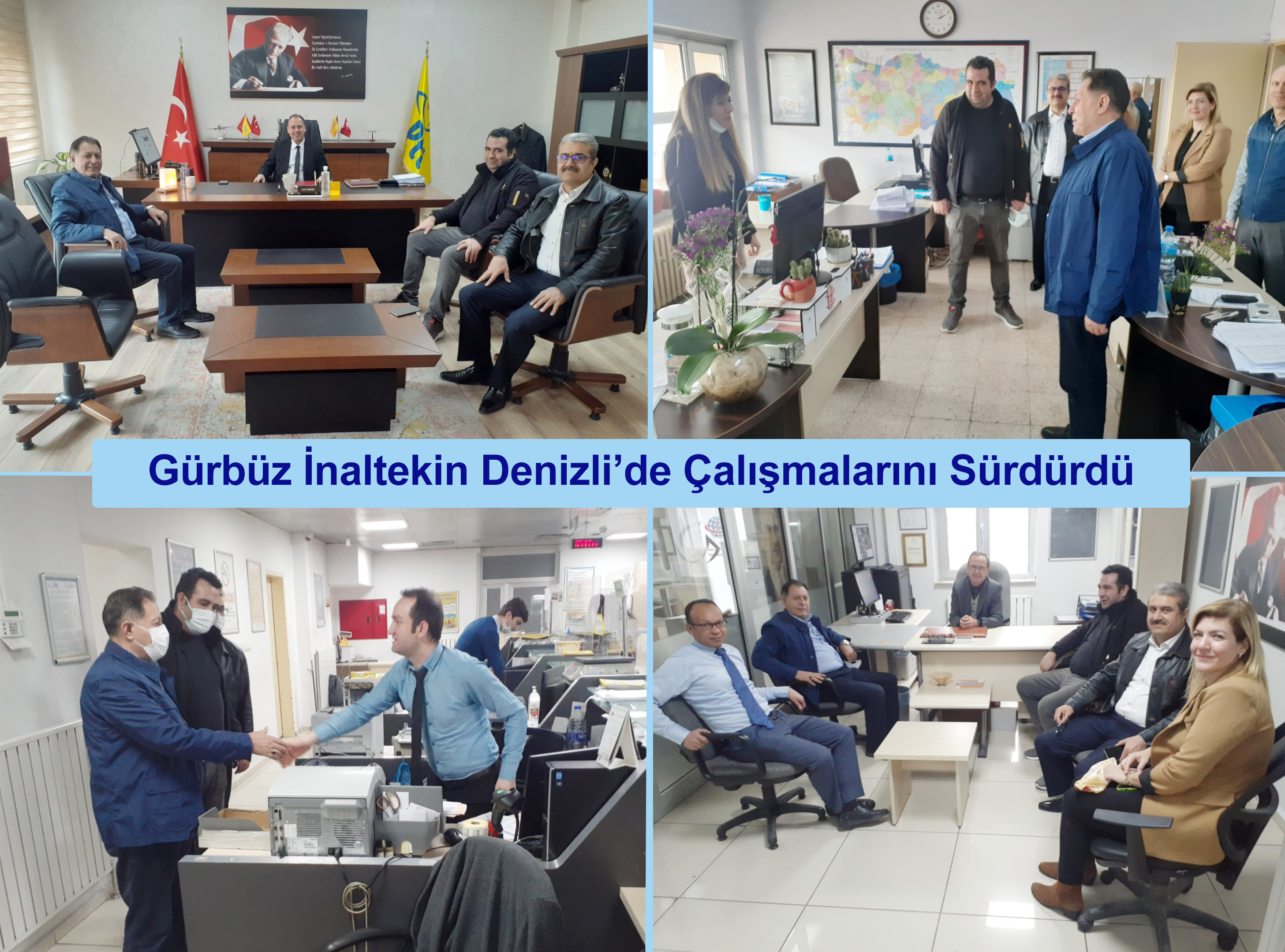 Gürbüz İnaltekin Denizli’de Çalışmalarını Sürdürdü