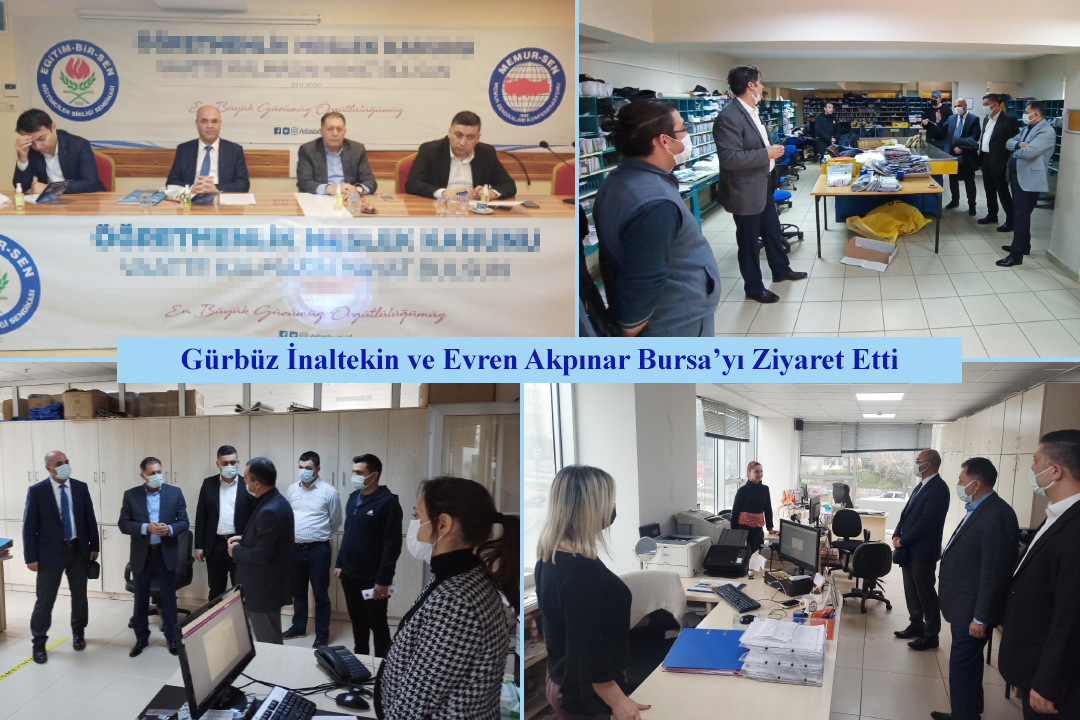 Gürbüz İnaltekin ve Evren Akpınar Bursa’yı Ziyaret Etti