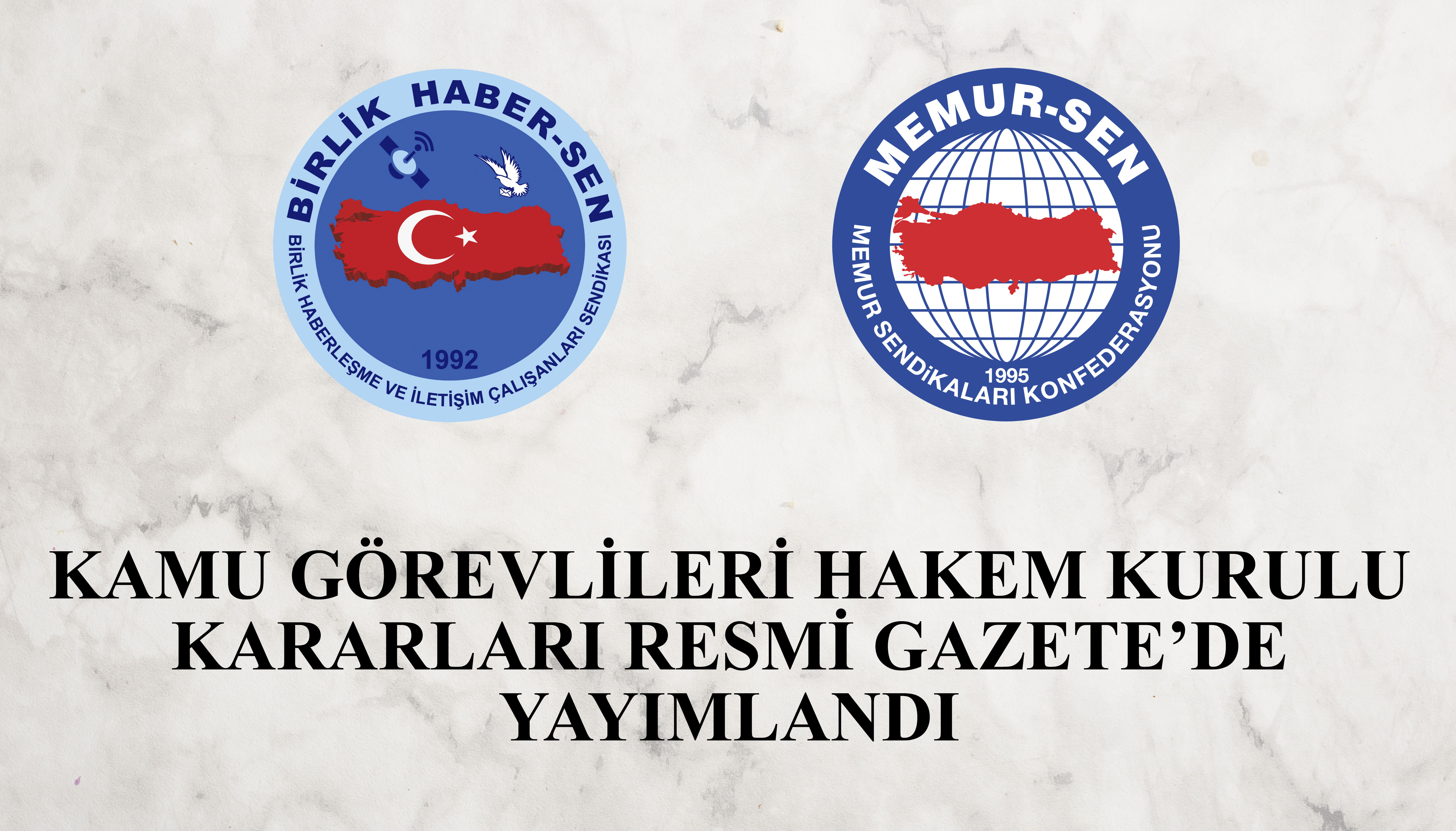 Kamu Görevlileri Hakem Kurulu Kararları Resmi Gazete’de Yayımlandı