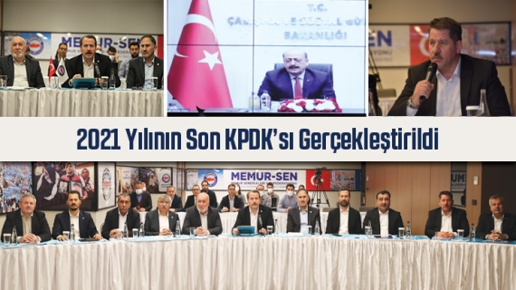 2021 Yılının Son KPDK’sı Gerçekleştirildi