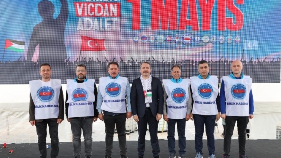 1 MAYIS EMEKÇİ BAYRAMI'NDA SAMSUN'DAYDIK 