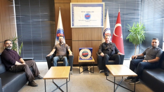 Adana Şube Başkanımız Hüseyin Aydın’dan Genel Merkezimize Nezaket Ziyareti