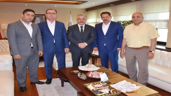 Başkanlarımız, Bakan Arslan'a Taziye Ziyaretinde Bulundular