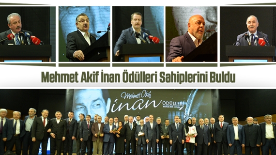 Mehmet Akif İnan Ödülleri Sahiplerini Buldu