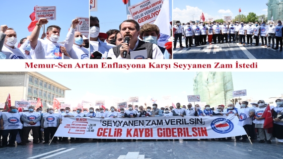 Memur-Sen Artan Enflasyona Karşı Seyyanen Zam İstedi