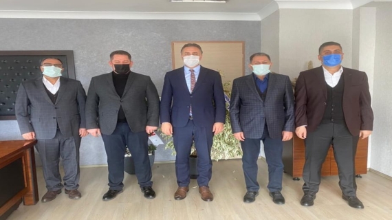 PTT A.Ş. Destek Hizmetleri ve Ulaşım Daire Başkanı Fatih Tezcan’a Hayırlı Olsun Ziyareti