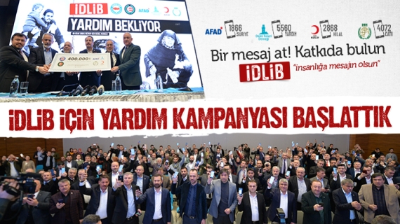 Sivil Toplum Kuruluşlarından İdlib’ e Yardım Çağrısı