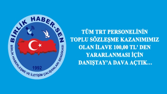 TRT PERSONELİNİN DİKKATİNE