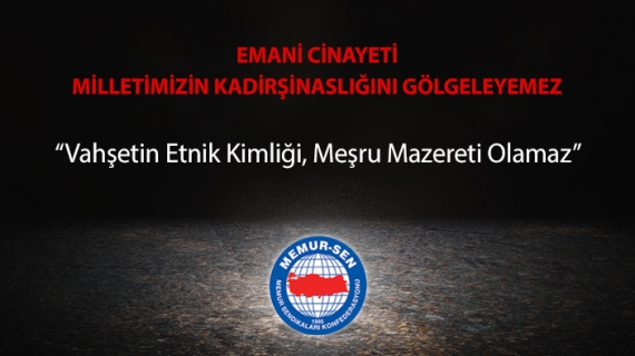 “Vahşetin Etnik Kimliği, Meşru Mazereti Olamaz”