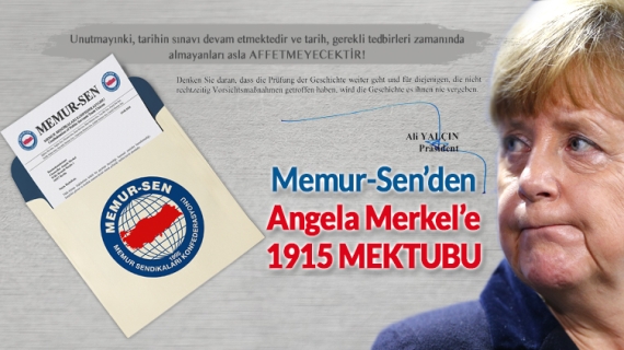 YALÇIN'DAN, ANGELA MERKEL'E 1915 MEKTUBU