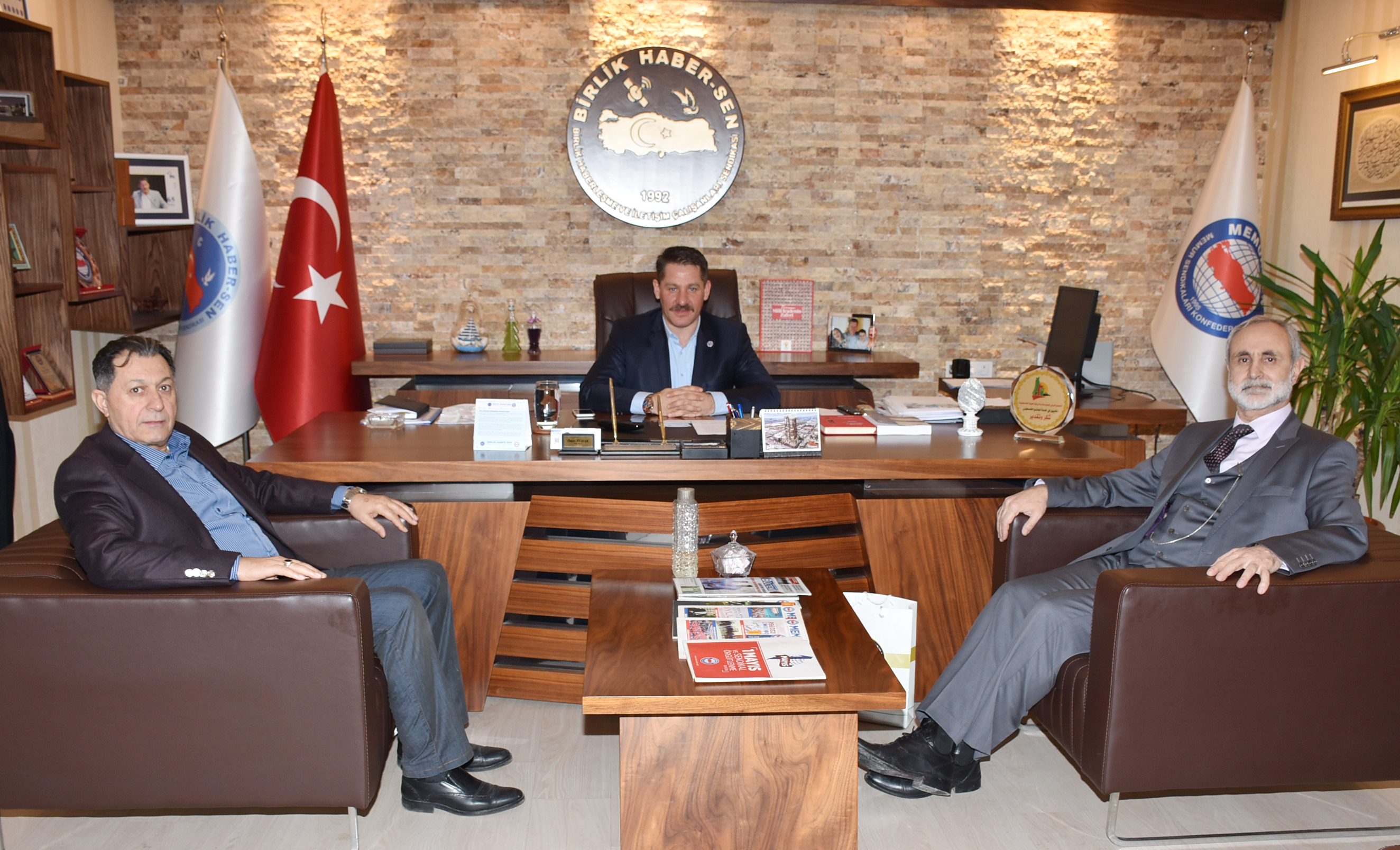 Öz İletişim-İş Sendikası Genel Başkanı Güllüoğlu’ ndan Sendikamıza Ziyaret 