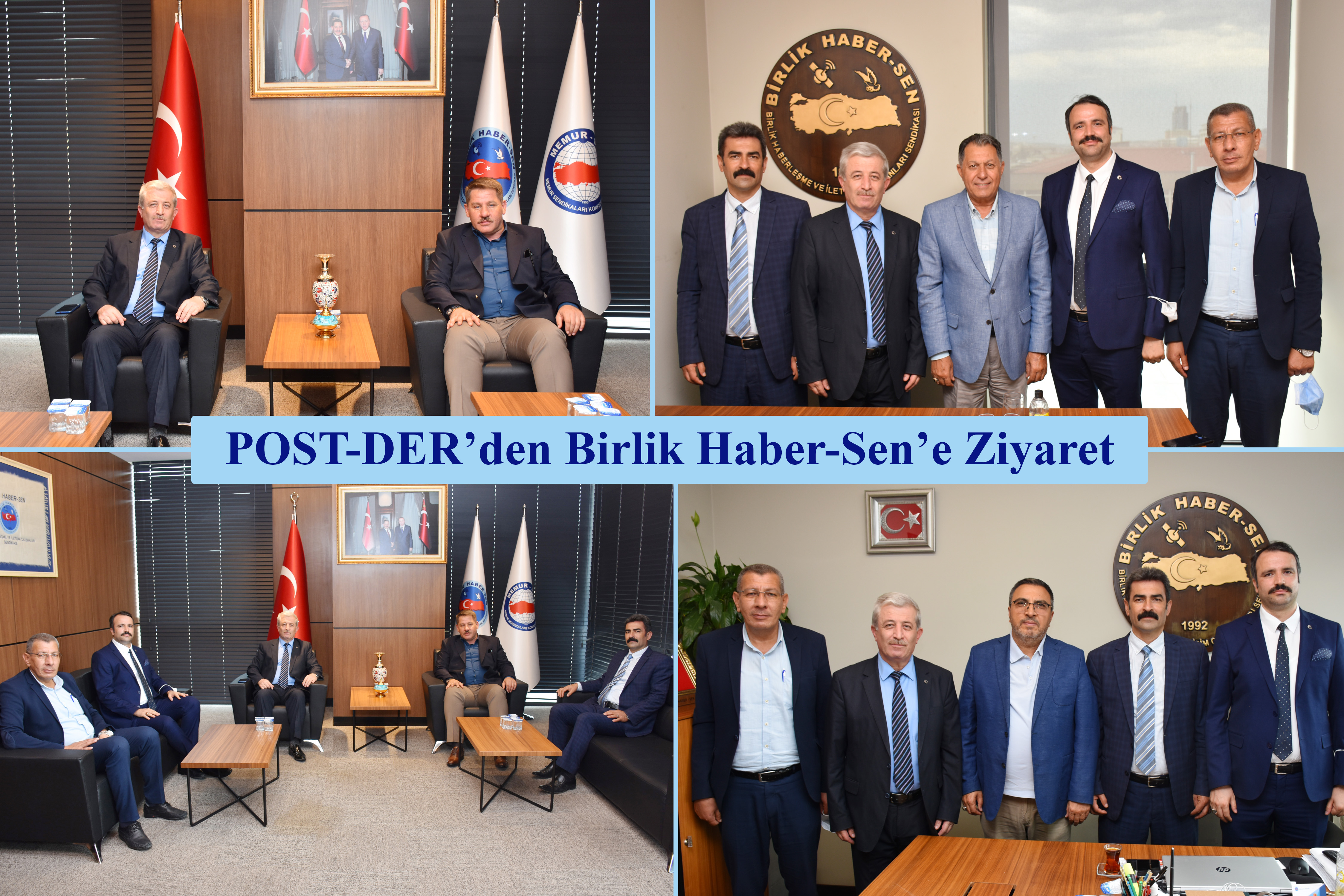 POST-DER’den Birlik Haber-Sen’e Ziyaret