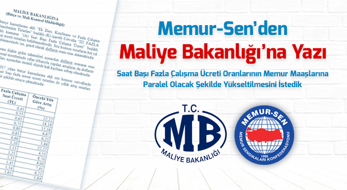 Saat Başı Fazla Çalışma Ücreti Oranlarının Memur Maaşlarına Paralel Olacak Şekilde Yükseltilmesini İstedik